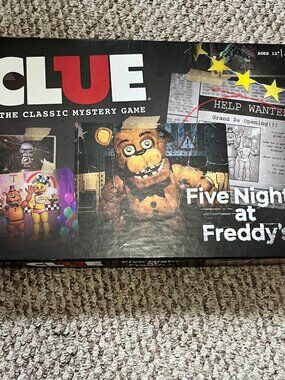 Five Nights at Freddy's Clue Board Game 100% Complete